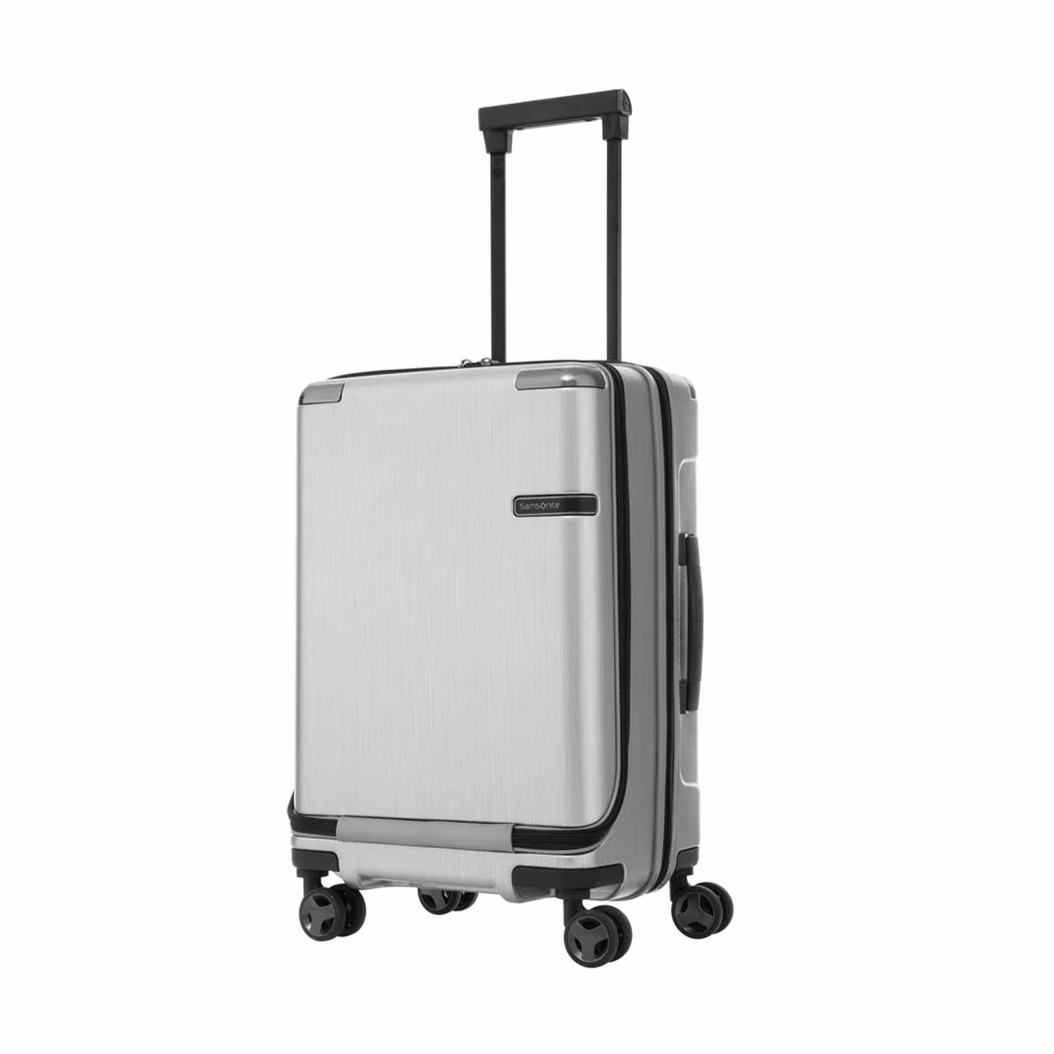EVOA F.PKT Samsonite Hard Trolley – Silver, Small | Samsonite Suitcase - Baginnov evoa f.pkt samsonite hard trolley