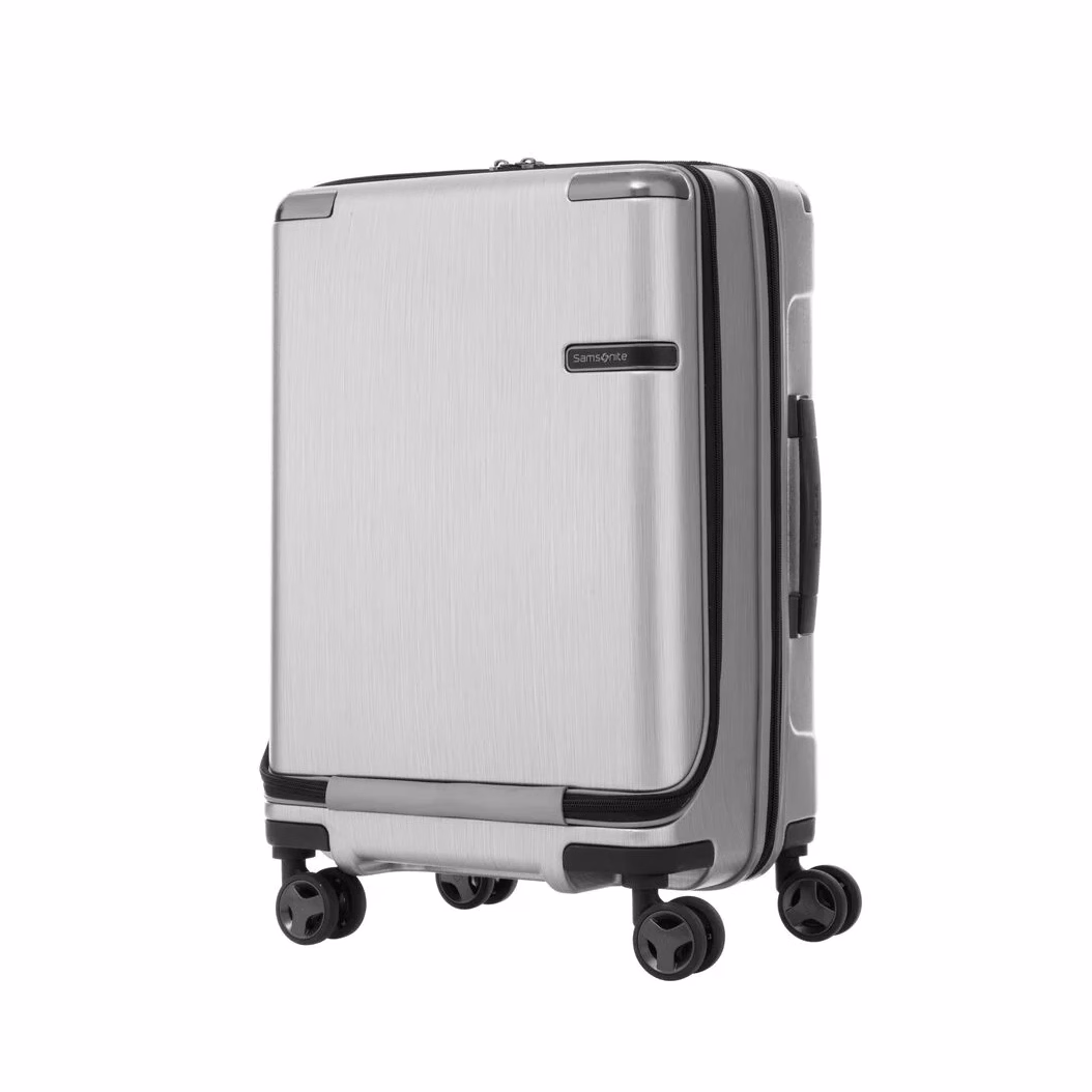 EVOA F.PKT Samsonite Hard Trolley – Silver, Small | Samsonite Suitcase - Baginnov evoa f.pkt samsonite hard trolley