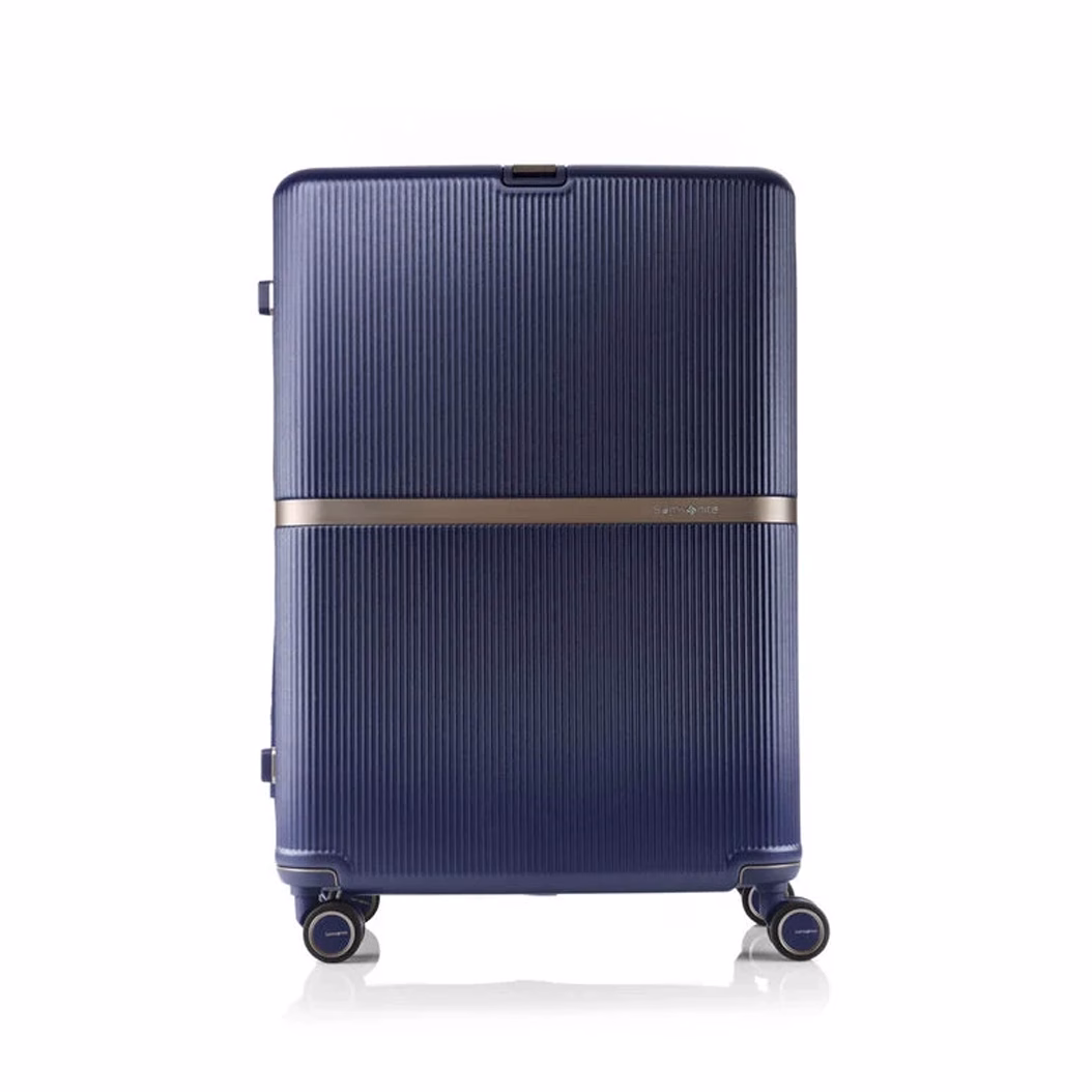 Samsonite Minter Large Navy Hard Trolley – Durable & Stylish Spinner Suitcase - Baginnov Samsonite minter