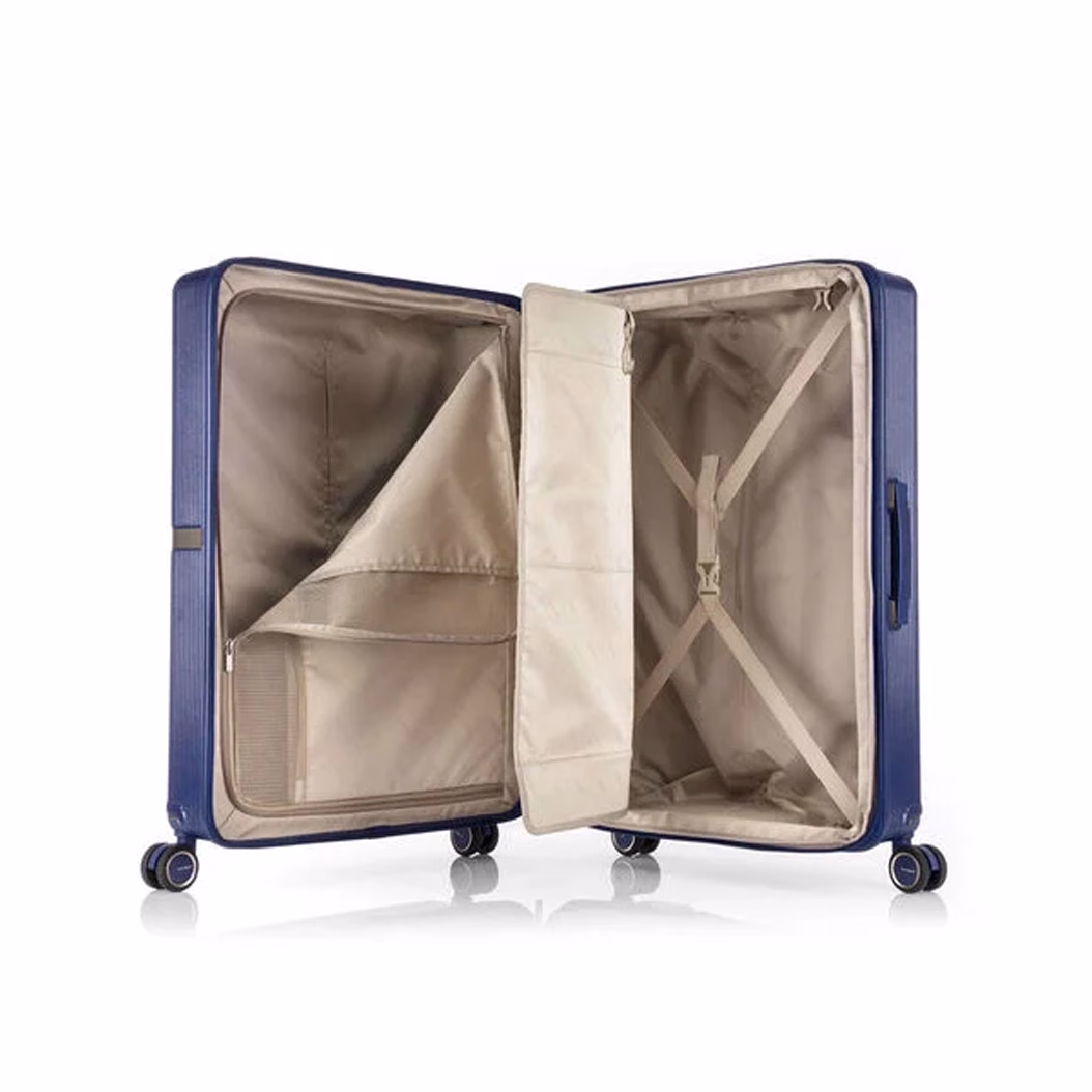 Samsonite Minter Large Navy Hard Trolley – Durable & Stylish Spinner Suitcase - Baginnov Samsonite minter