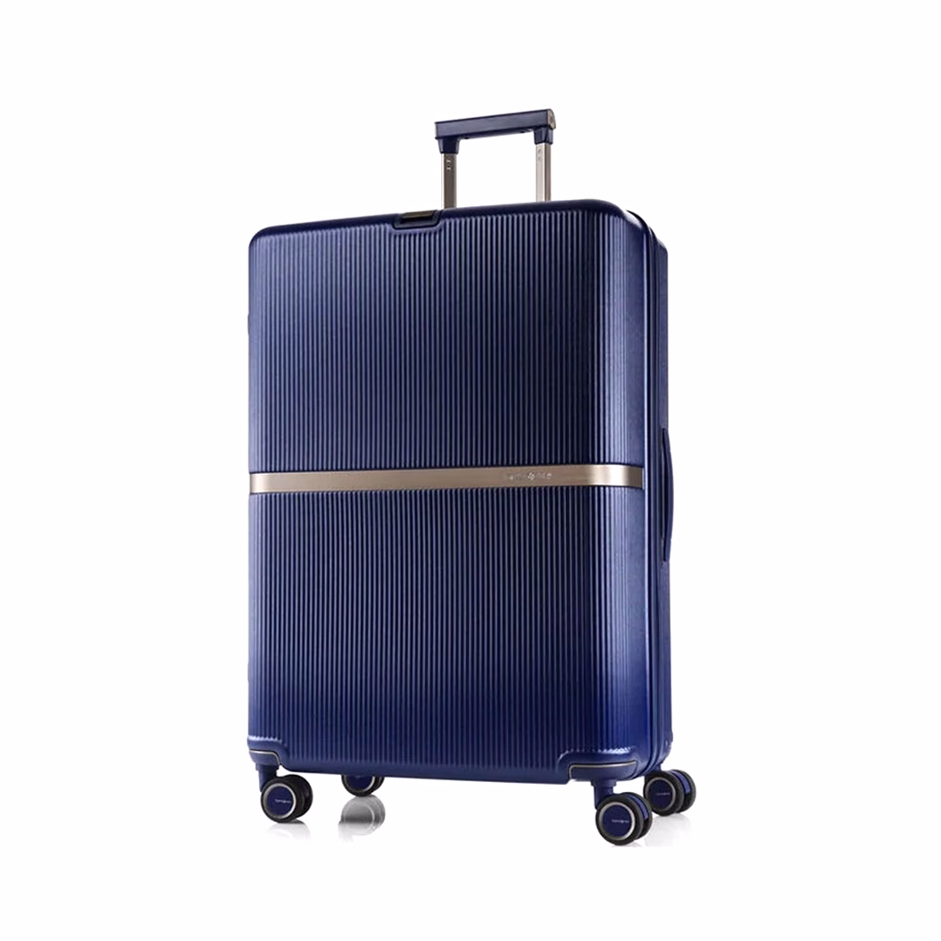 Samsonite Minter Large Navy Hard Trolley – Durable & Stylish Spinner Suitcase - Baginnov Samsonite minter