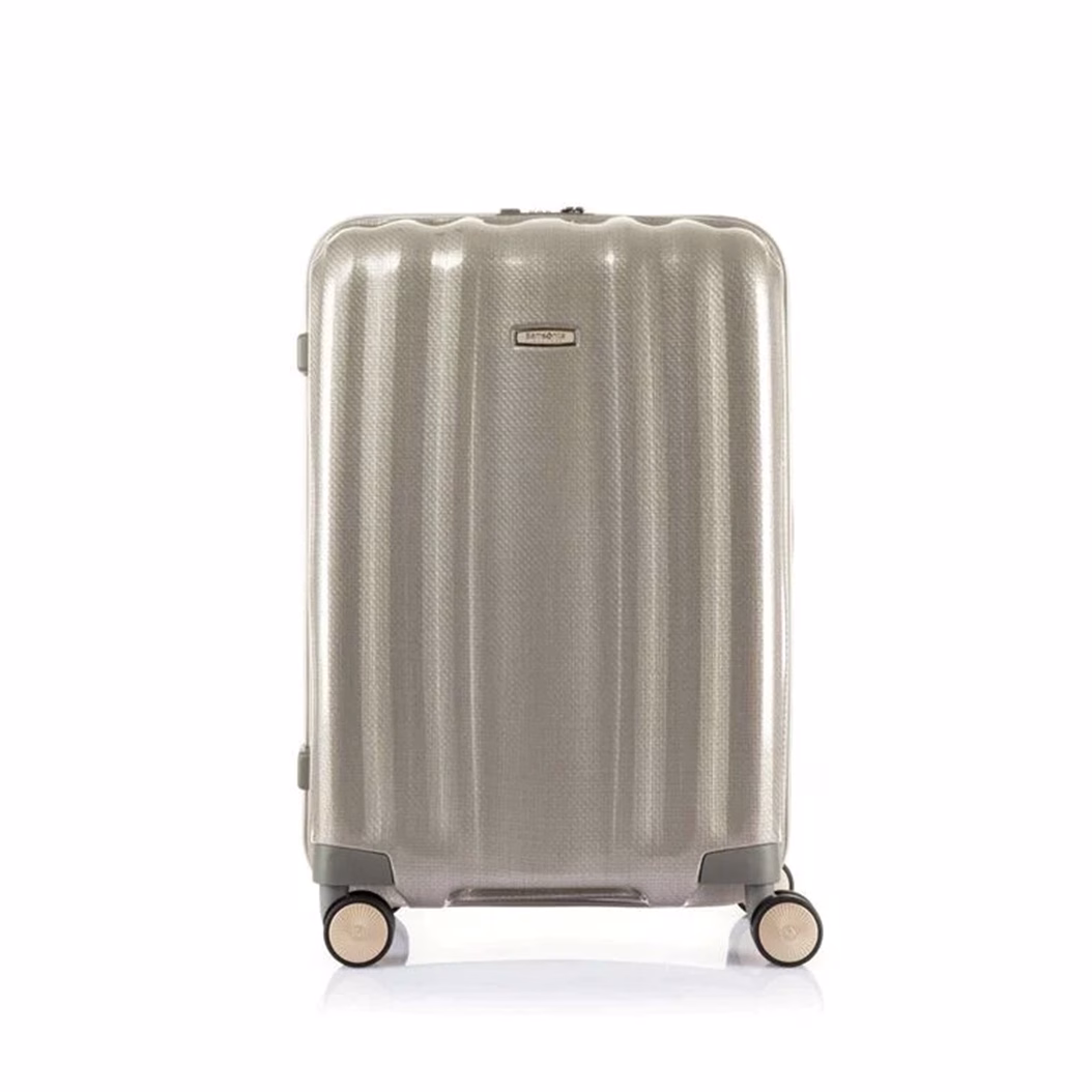 Samsonite SBL Cubelite Spinner - Large Ivory Gold Hard Trolley - Baginnov Samsonite SBL Cubelite Spinner