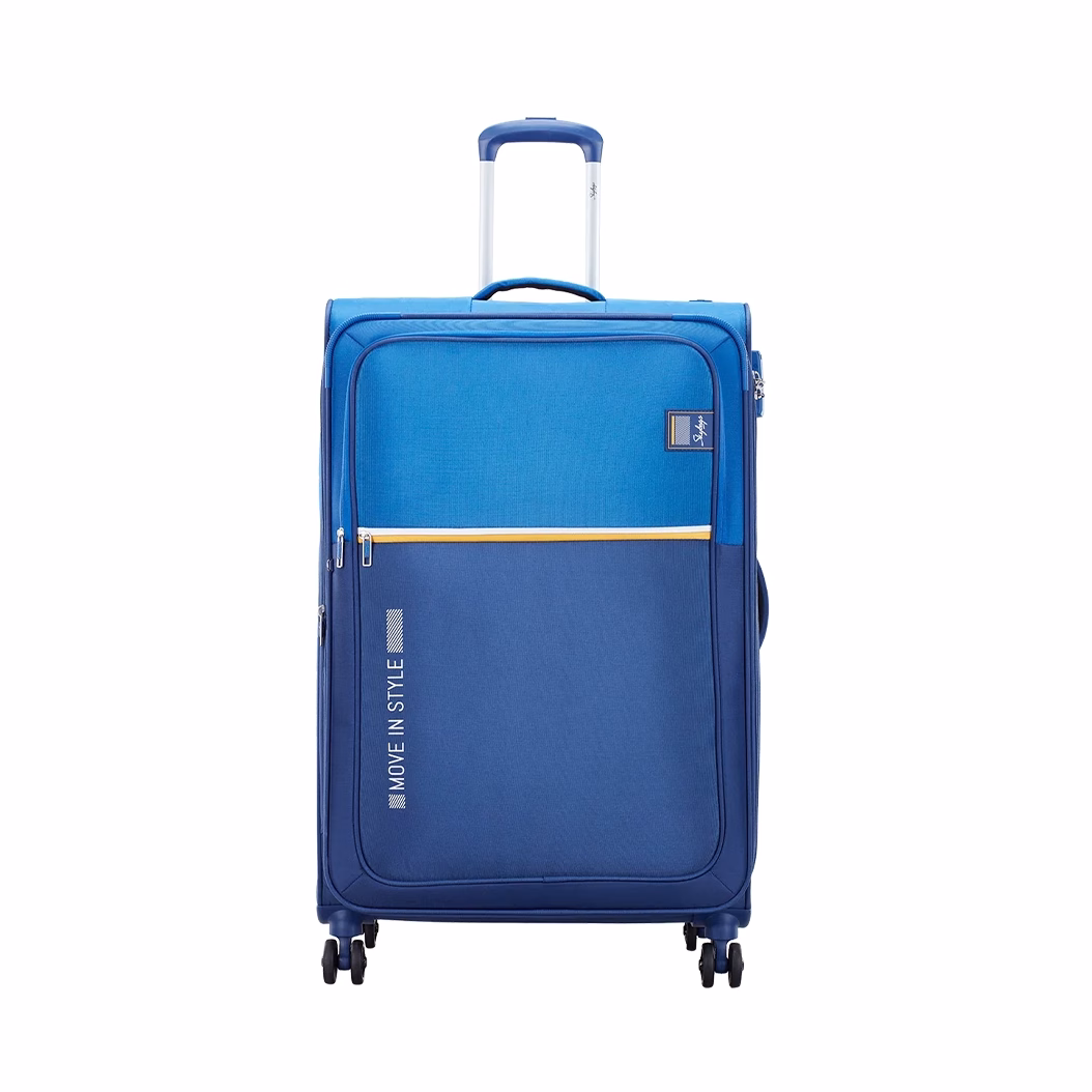 Buy Blue Skybags Snatch Soft Trolley (Medium 71cm) Online by Skybags - Baginnov skybags snatch