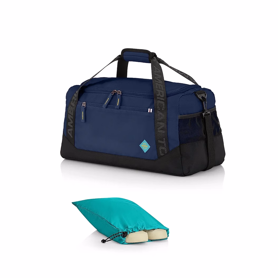 Corey Duffle blueberry side - Baginnov american tourister duffle