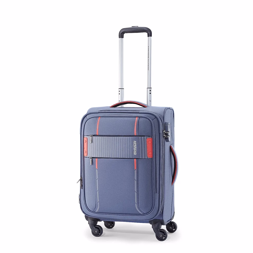 Buy Blue Crux Soft Trolley Small (59 cm) Online by American Tourister Crux - Baginnov american tourister crux