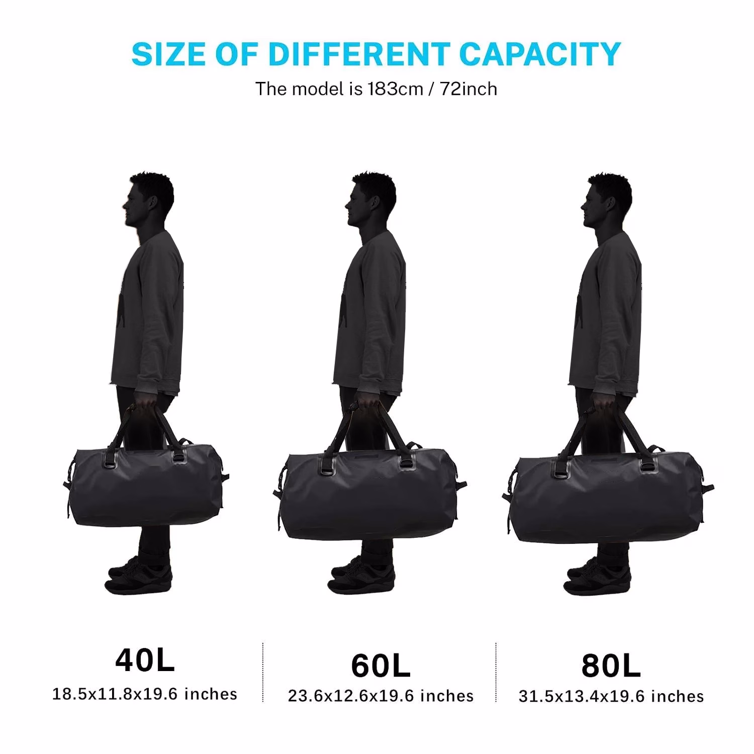 Buy black ROLLIO Duffle Small (1.4kg) Online by American Tourister - Baginnov rollio duffle