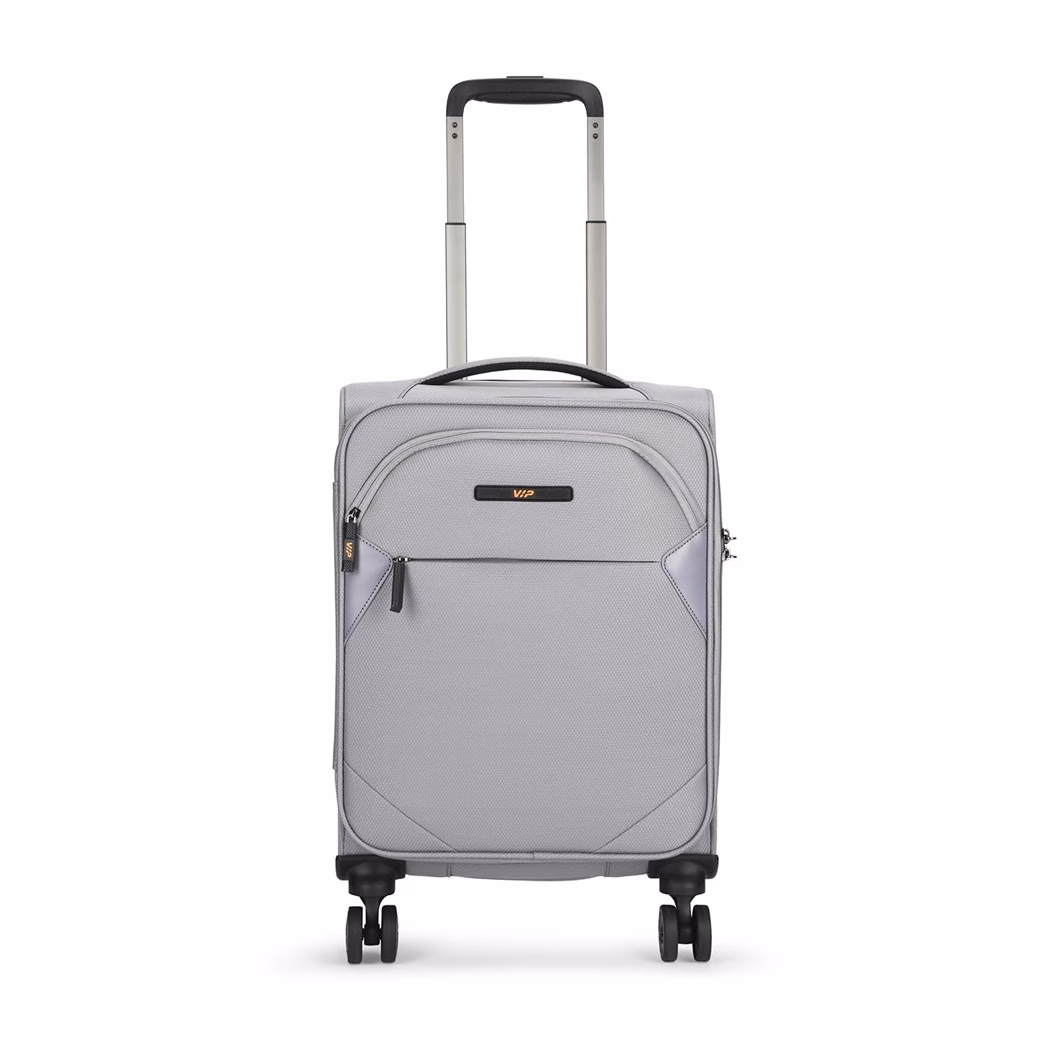Buy Grey MOLECULE VIP Soft Trolley (53.5 cm) with TSA Locks Online by VIP - Baginnov vip molecule