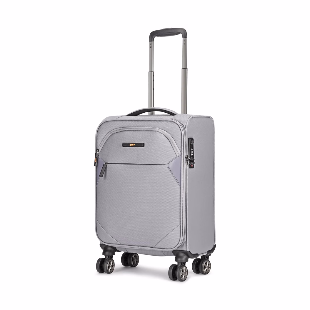 Buy Grey MOLECULE VIP Soft Trolley (53.5 cm) with TSA Locks Online by VIP - Baginnov vip molecule