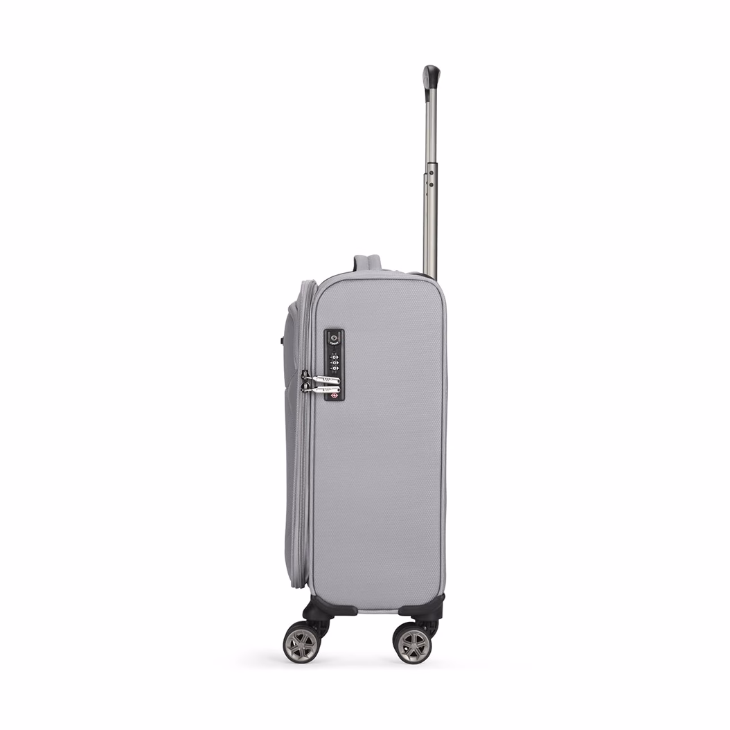 Buy Grey MOLECULE VIP Soft Trolley (53.5 cm) with TSA Locks Online by VIP - Baginnov vip molecule