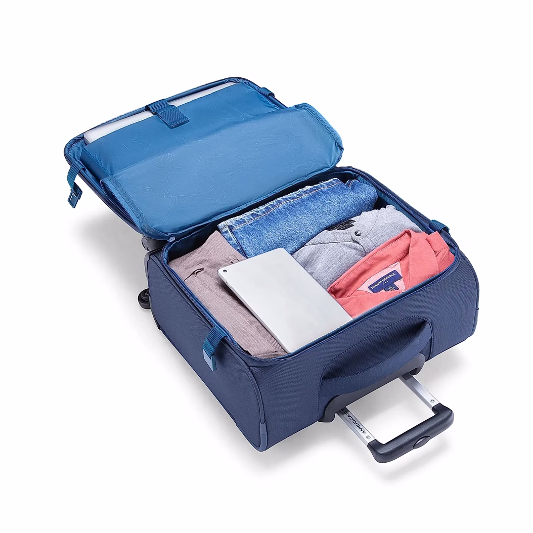 buy American Tourister Norton Rolling Tote AT Business Trolley – Navy - Baginnov american tourister norton rolling tote