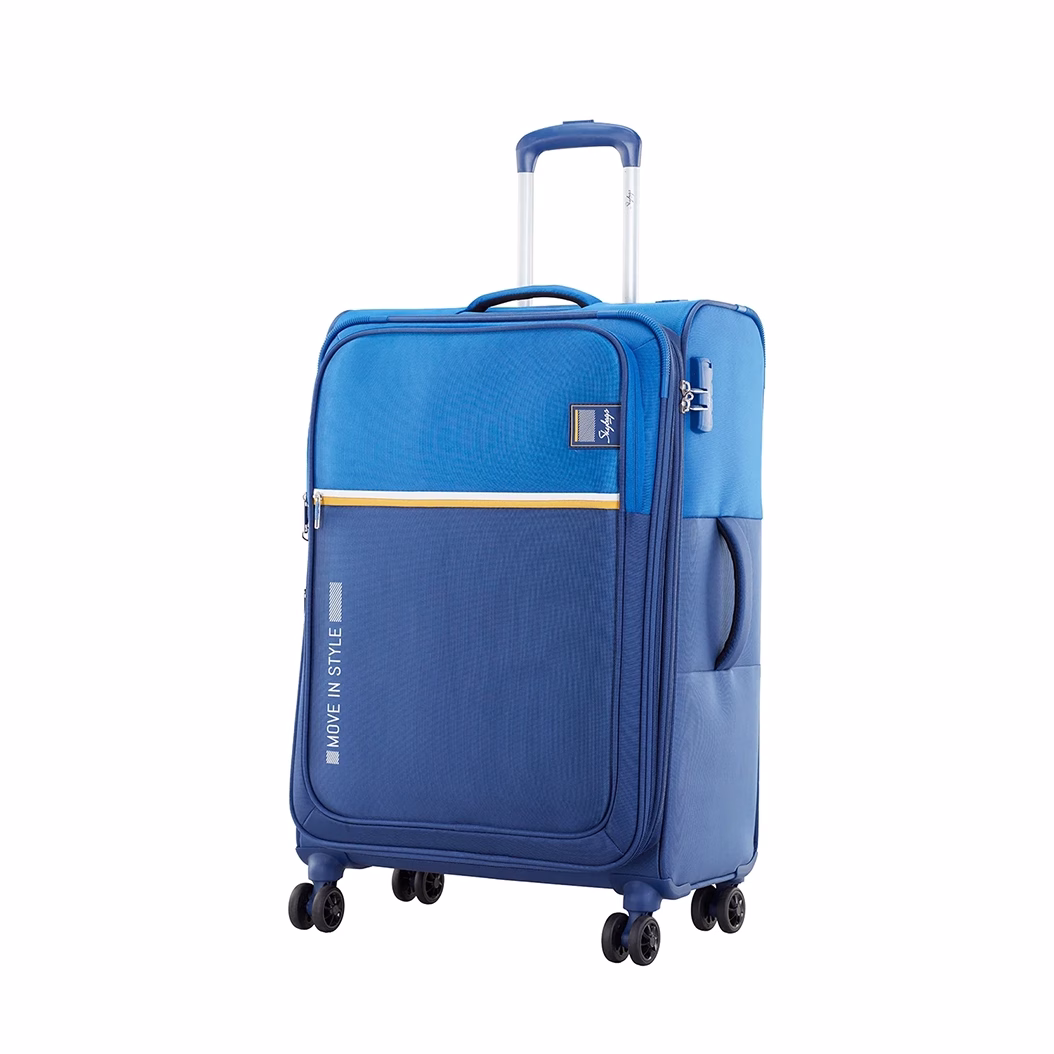 Buy Blue Skybags Snatch Soft Trolley (Medium 71cm) Online by Skybags - Baginnov skybags snatch