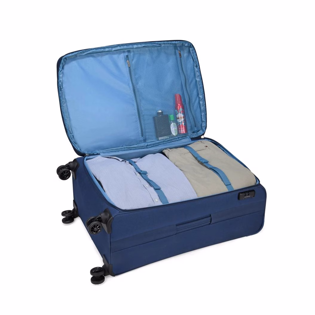 Buy Dark Blue SWISS Aristocrat Soft Trolley-Luggage Large (78cm) Online by Aristocrat - Baginnov swiss aristocrat