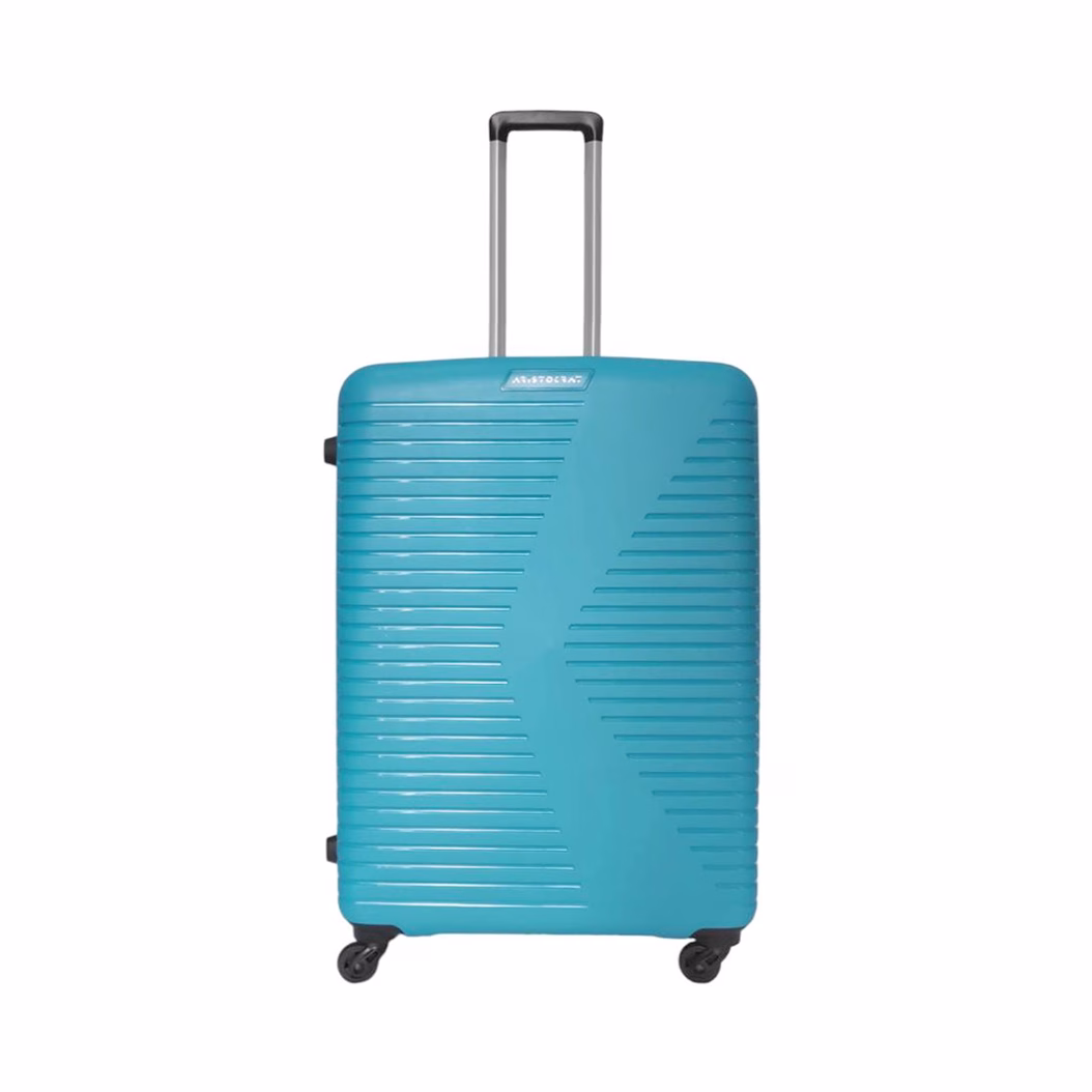 Buy Teal Blue KARL Aristocrat Hard Trolley-Luggage Medium (67cm, 2.4kg) Online by Aristocrat - Baginnov aristocrat karl