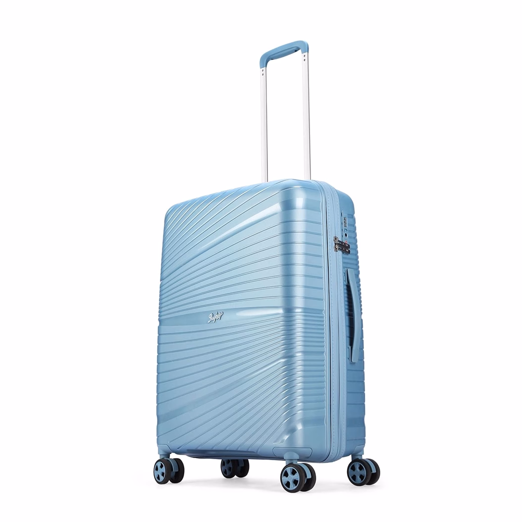 Buy Blue SKYLITE Skybags Hard Trolley (Large 77cm) Online - Baginnov SKYLITE Skybags