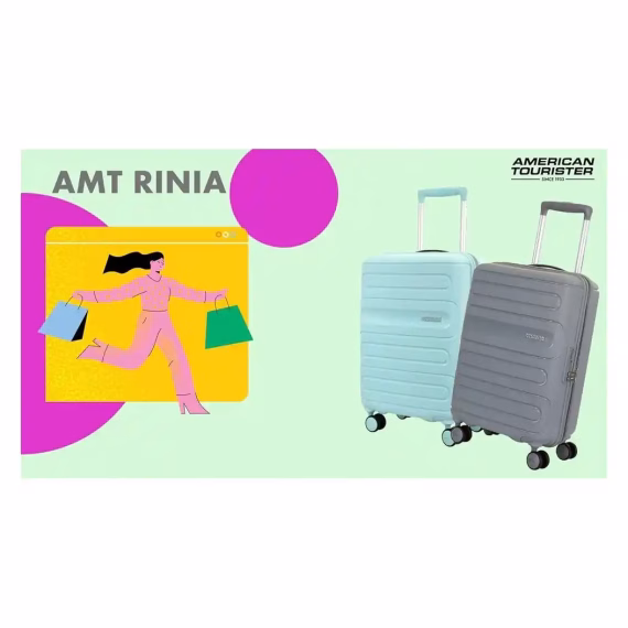 American Tourister RINIA Hard Trolley in Grey