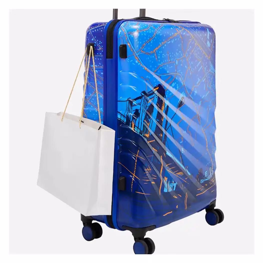 Safari Brooklyn Trolley Bag with TSA Lock and Dual Wheels. - Baginnov Safari Brooklyn Trolley