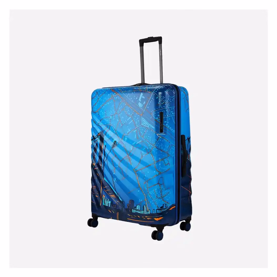 Safari Brooklyn Trolley Bag with TSA Lock and Dual Wheels. - Baginnov Safari Brooklyn Trolley