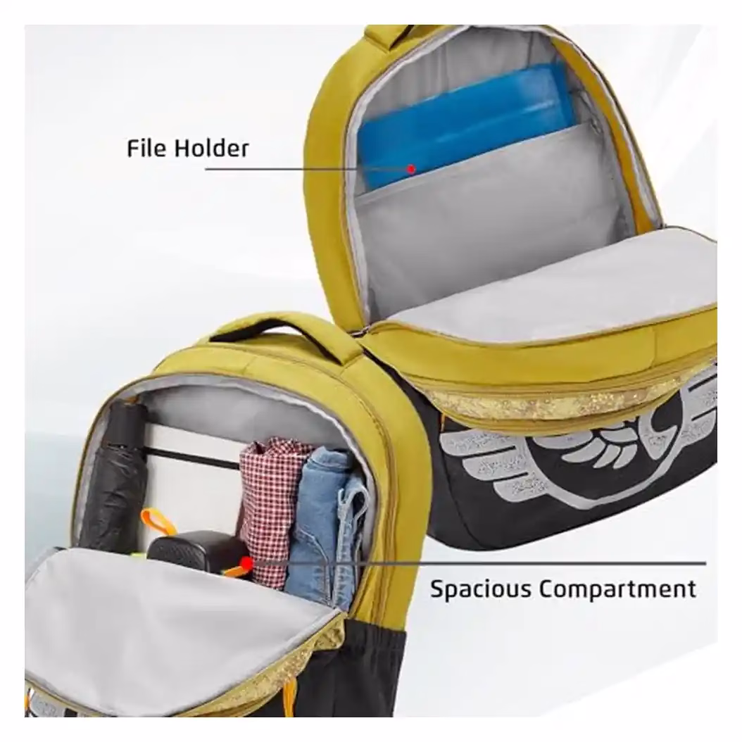 Safari Bonus Backpack with detachable sling bag, bottle holder, and spacious compartments. - Baginnov Buy Safari Bonus Backpack