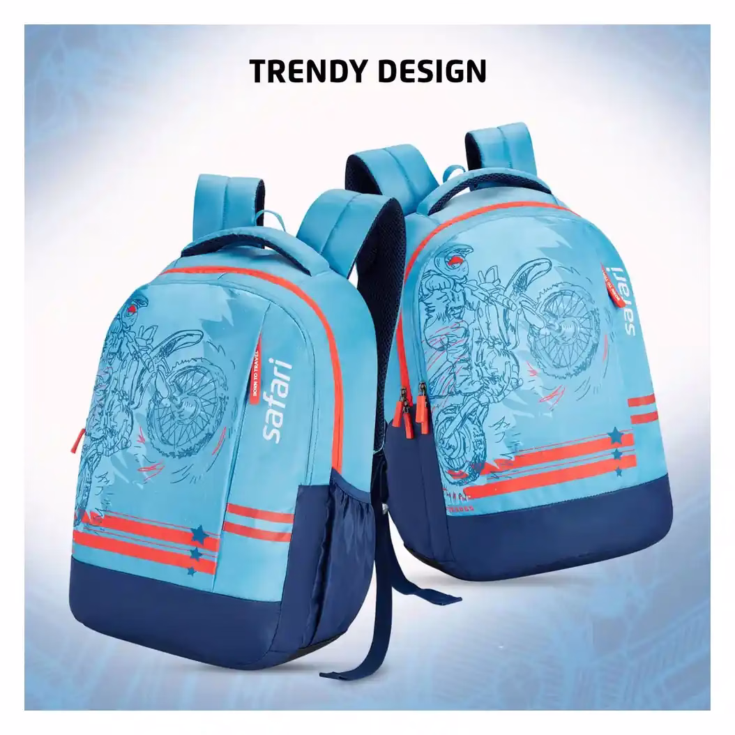 Safari Duplex Lightweight Backpack with Easy Access Pocket and Bottle Holder. - Baginnov Safari Duplex Backpack