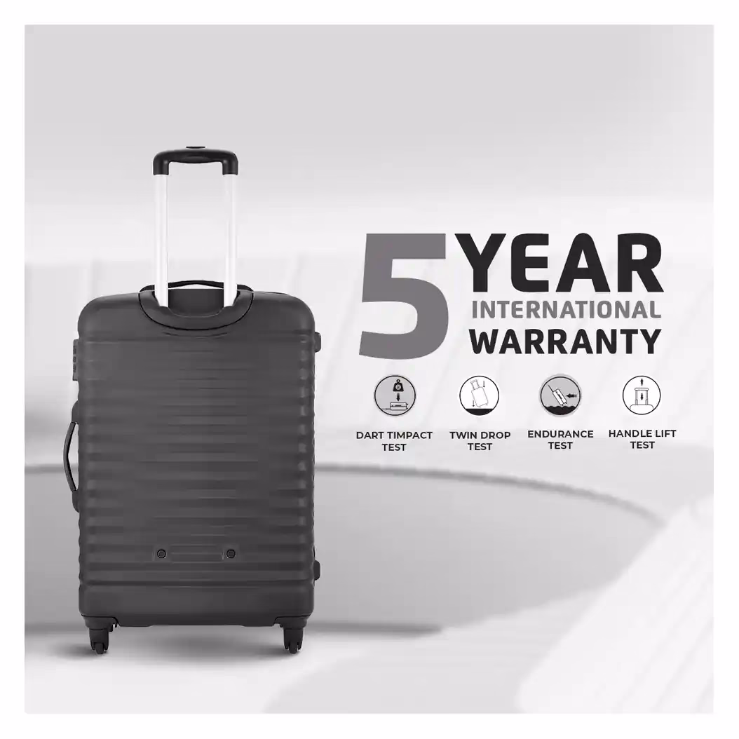 Lightweight Safari Aerodyne Cyan Trolley Bag with TSA Lock and 360° Wheels. - Baginnov Safari Aerodyne Trolley