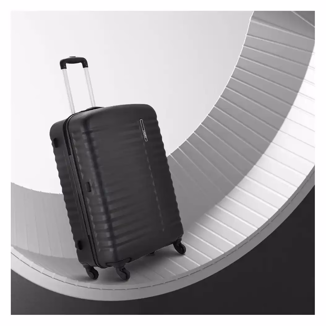 Lightweight Safari Aerodyne Cyan Trolley Bag with TSA Lock and 360° Wheels. - Baginnov Safari Aerodyne Trolley