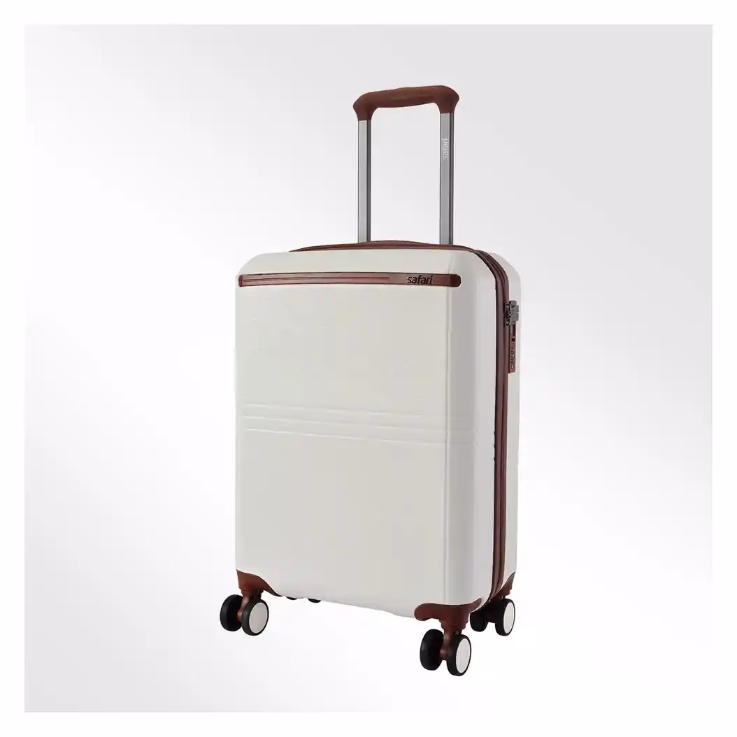 Safari Heritage Trolley Bag with TSA Lock and Dual Wheels. - Baginnov Safari Heritage Trolley