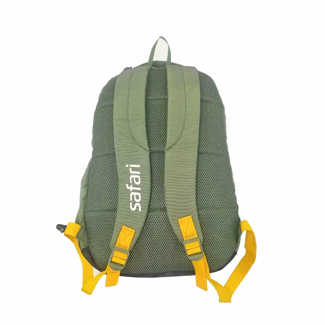 Safari TRIPLEX backpack with laptop sleeve, bottle pocket, and detailed organizer. - Baginnov Safari TRIPLEX Laptop Backpack