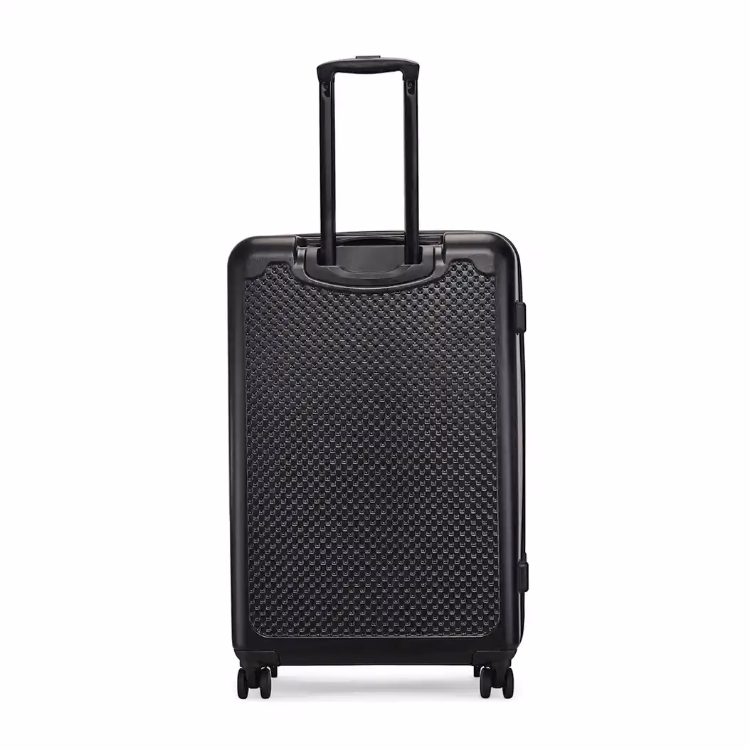 Black (large) Calvin Klein CHECK Hard Cabin Luggage - Baginnov Calvin Klein CHECK