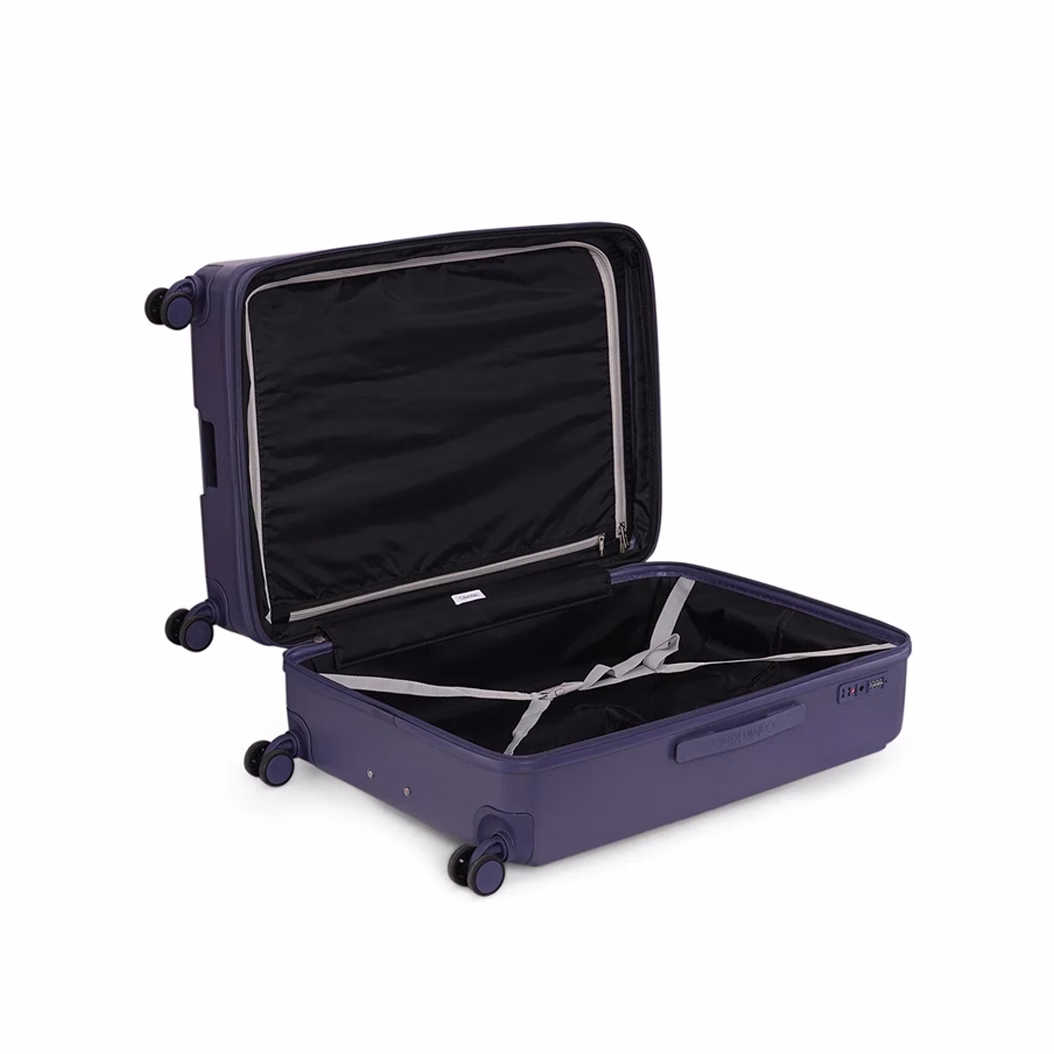 blue (large) Calvin Klein Bleeker Street Hard Cabin Trolley - Baginnov Calvin Klein Bleeker Street