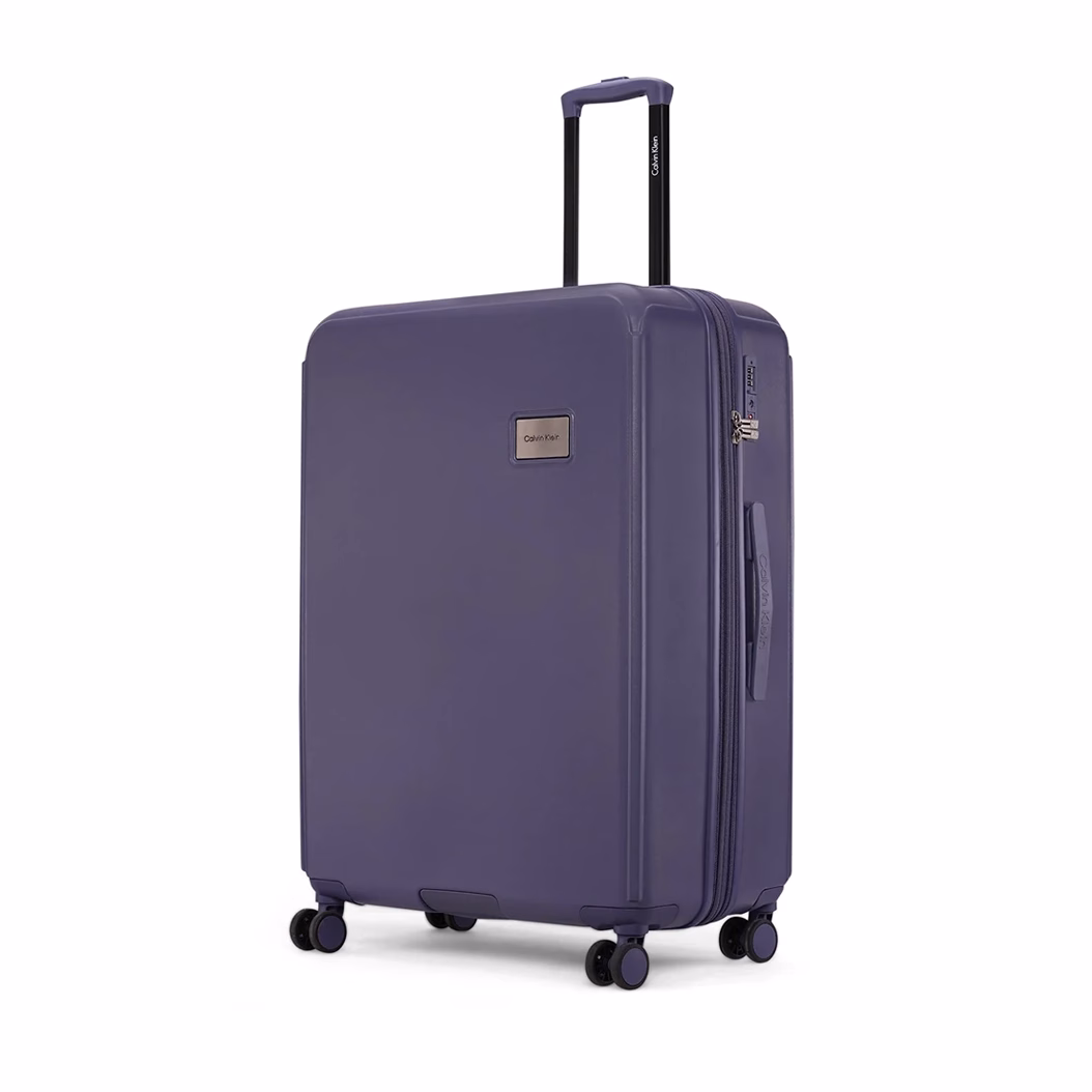 blue (large) Calvin Klein Bleeker Street Hard Cabin Trolley - Baginnov Calvin Klein Bleeker Street