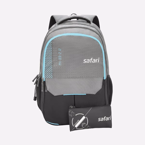 Buy Safari Wing Grey School Backpack