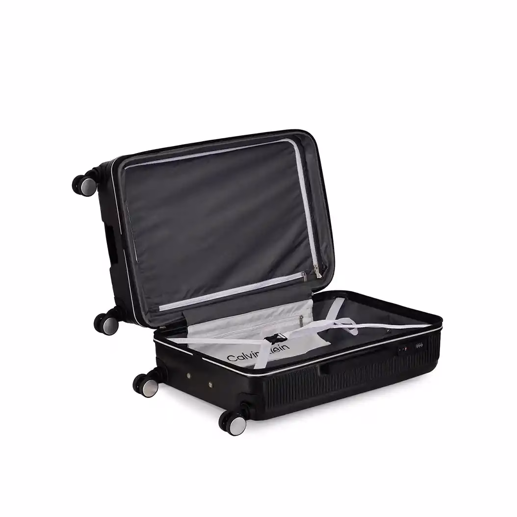 Black (large) Calvin Klein Fly Control Hard Cabin Trolle - Baginnov Calvin Klein Fly Control