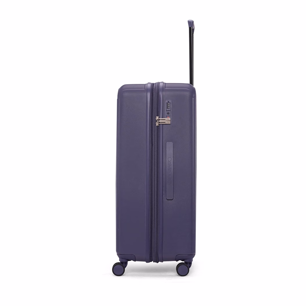 blue (large) Calvin Klein Bleeker Street Hard Cabin Trolley - Baginnov Calvin Klein Bleeker Street