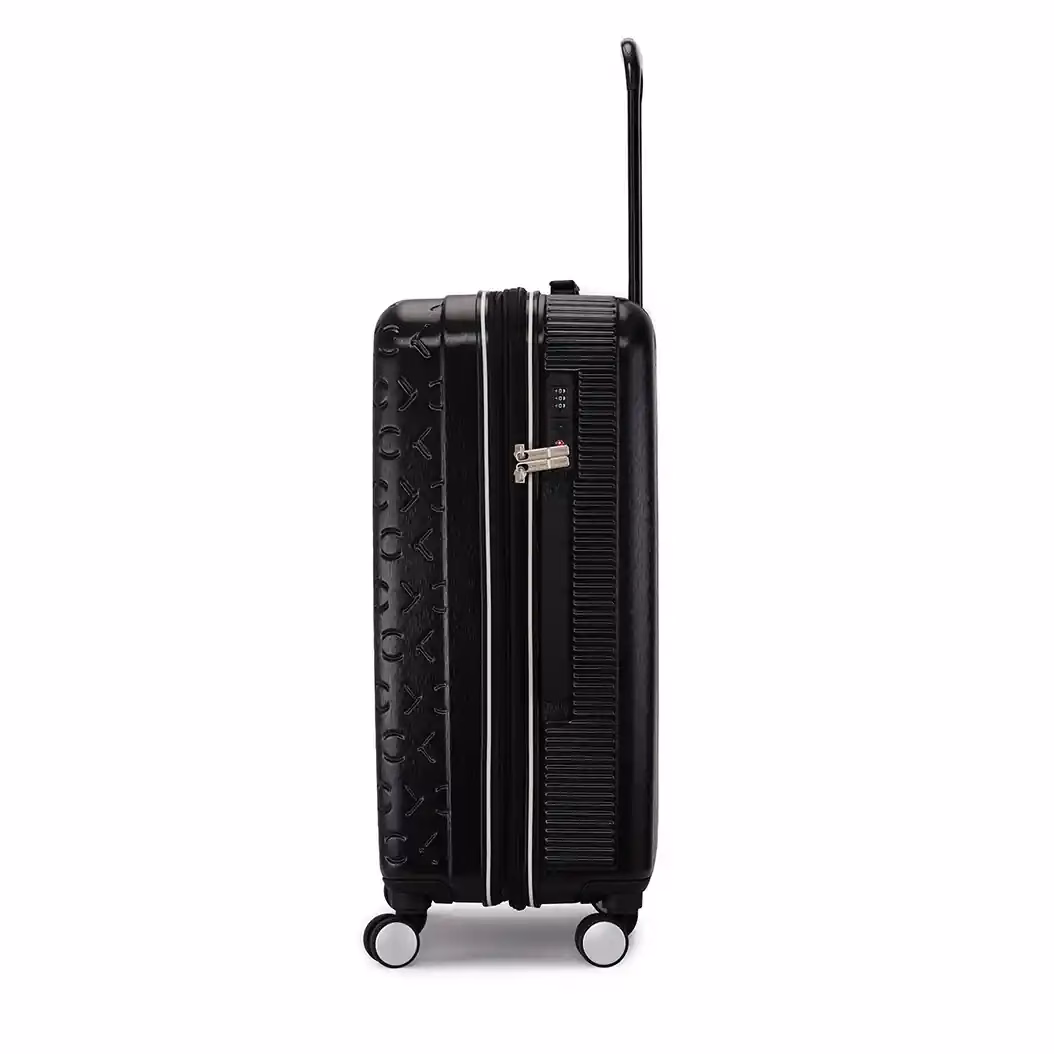 Black (large) Calvin Klein Fly Control Hard Cabin Trolle - Baginnov Calvin Klein Fly Control