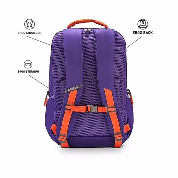 American Tourister QUAD 2.0 Backpacks in Purple