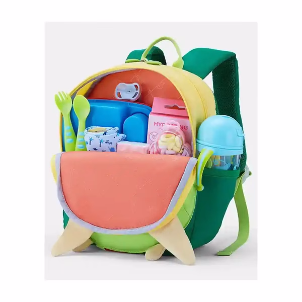 American Tourister KIZTOPIA BP02 Backpacks in Green/Yellow