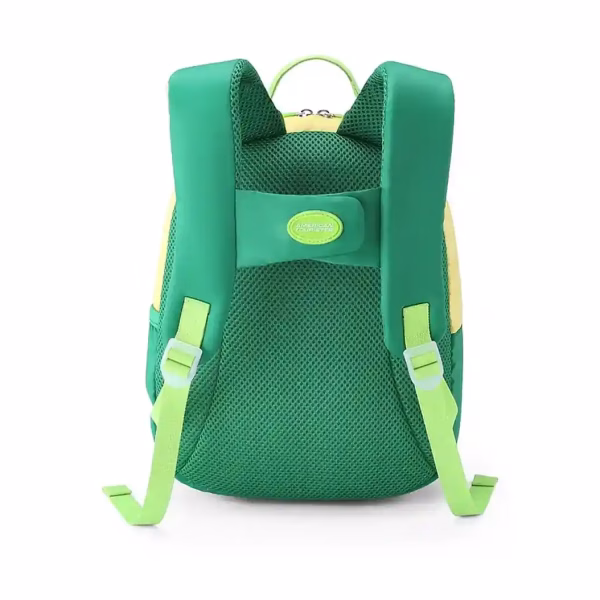 American Tourister KIZTOPIA BP02 Backpacks in Green/Yellow