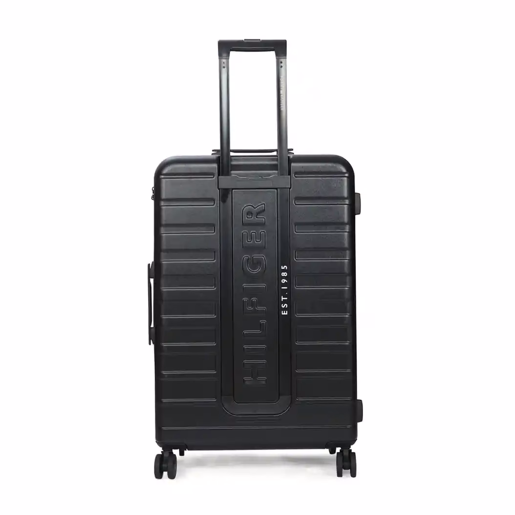 Buy TOMMY HILFIGER Hoover Hard Cabin Trolley – Stylish Black Suitcase with TSA Lock - Baginnov TOMMY HILFIGER Hoover Hard Cabin Trolley