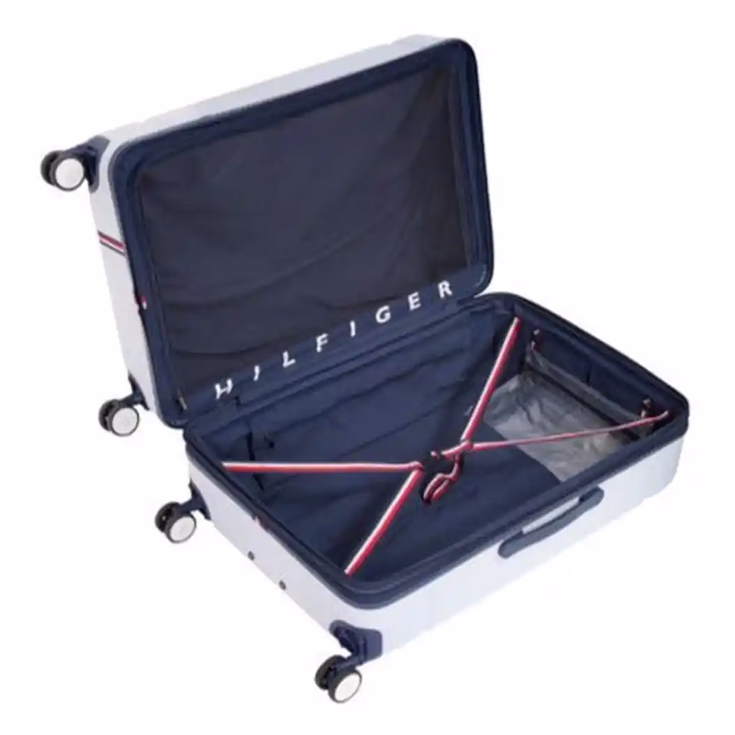 Tommy Hilfiger Millennia hard cabin trolley with a TSA lock and durable ABS construction. - Baginnov Tommy Hilfiger Millennia