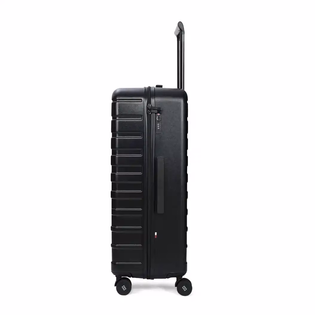Buy TOMMY HILFIGER Hoover Hard Cabin Trolley – Stylish Black Suitcase with TSA Lock - Baginnov TOMMY HILFIGER Hoover Hard Cabin Trolley