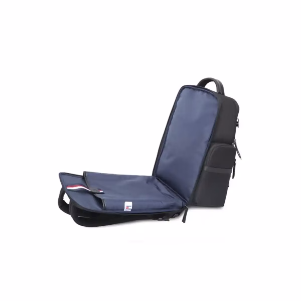 Tommy Hilfiger Nephi Premium Laptop Backpack with USB Charging and Trolley Strap