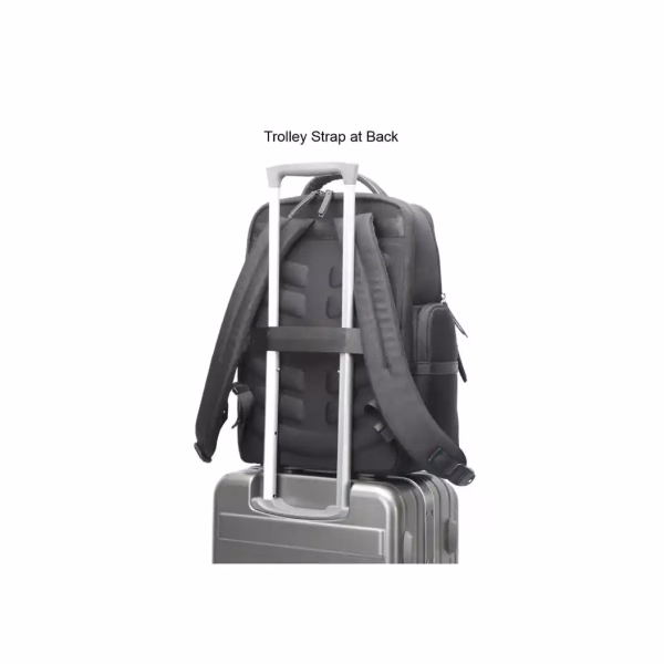 Tommy Hilfiger Nephi Premium Laptop Backpack with USB Charging and Trolley Strap