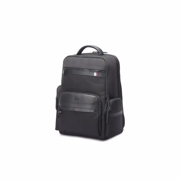 Tommy Hilfiger Nephi Premium Laptop Backpack with USB Charging and Trolley Strap