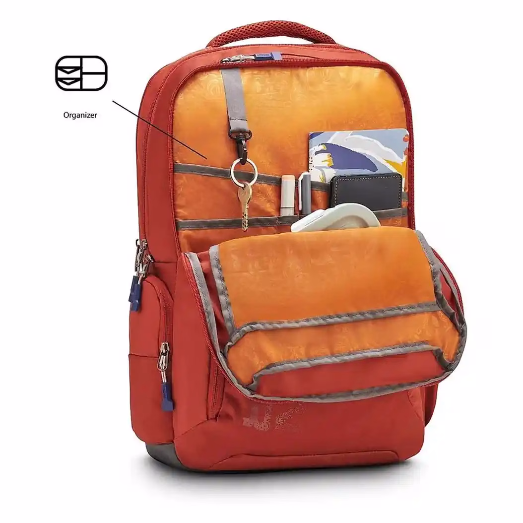 Buy American Tourister BRETT  Backpacks Online – Trendy & Durable Backpacks - Baginnov American Tourister BRETT Backpacks in Red