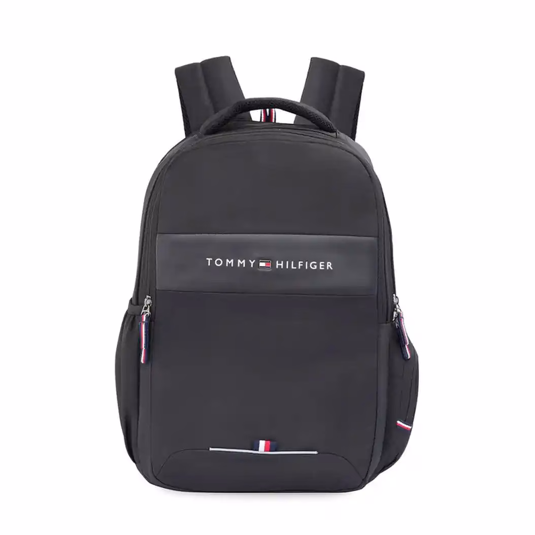 Tommy Hilfiger Joshua large laptop backpack with adjustable straps and three compartments for secure storage. - Baginnov TOMMY HILFIGER Joshua