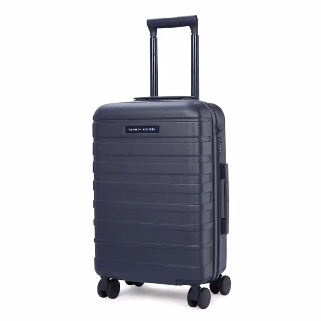 Buy TOMMY HILFIGER Hoover Hard Cabin Trolley – Stylish Black Suitcase with TSA Lock - Baginnov TOMMY HILFIGER Hoover Hard Cabin Trolley