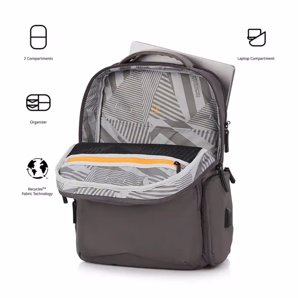 American Tourister ZORK2.0 Backpacks in Grey