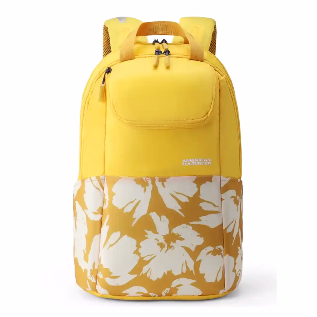 Buy American Tourister ZUMBA 4.0 L Backpacks Online – Trendy & Durable Backpacks - Baginnov American Tourister ZUMBA 4.0 L Backpacks in Mustard
