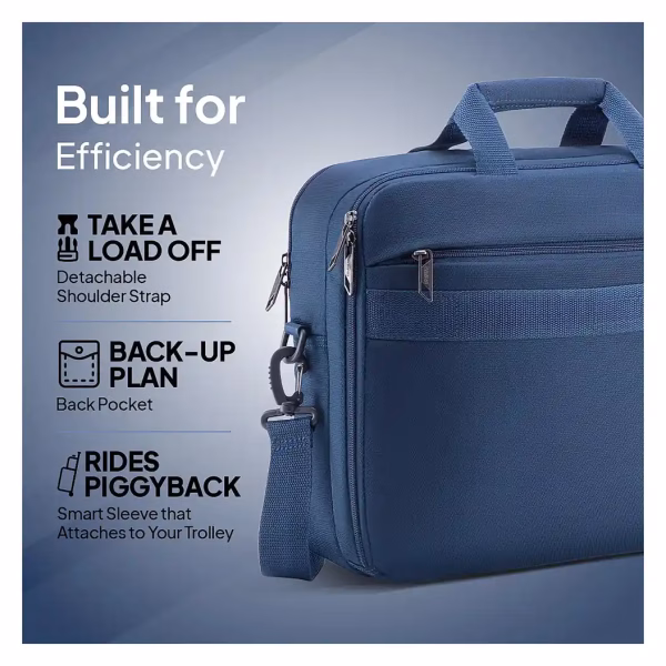 American Tourister Rexton File Bag in Navy