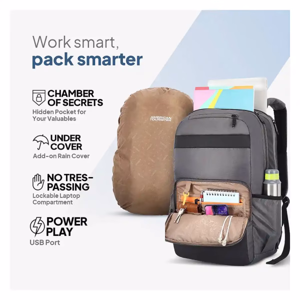 American Tourister SEGNO 2.0 Backpacks in Grey